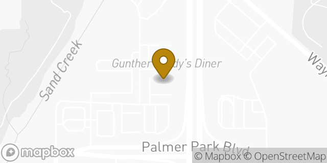 Map showing the location of AutoZone in Colorado Springs, CO 80915