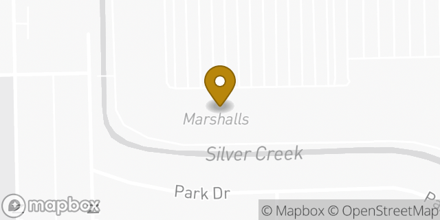 Map showing the location of Marshalls in Melrose Park, IL 60160
