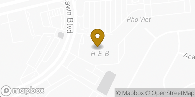 Map showing the location of H-E-B in Round Rock, TX 78664