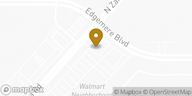 Map showing the location of McDonald's in El Paso, TX 79938