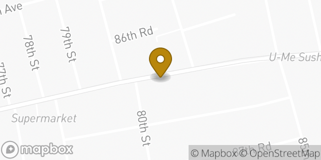 Map showing the location of Subway in Woodhaven, NY 11421