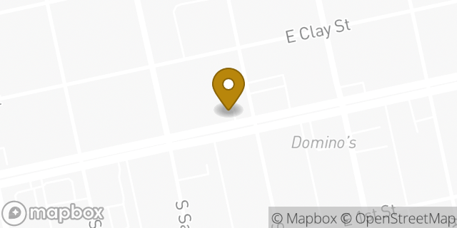 Map showing the location of AutoZone in Stockton, CA 95206