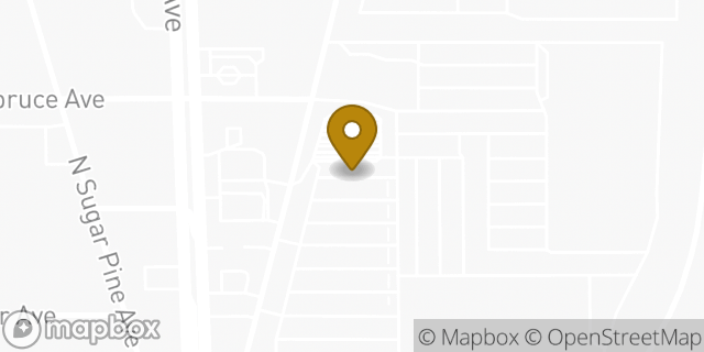 Map showing the location of Costco in Fresno, CA 93720
