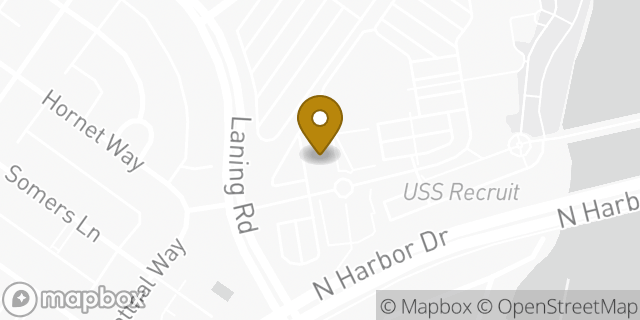 Map showing the location of Subway in San Diego, CA 92106