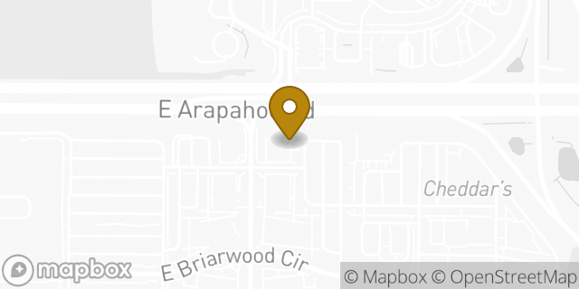 Map showing the location of Chipotle Mexican Grill in Aurora, CO 80016