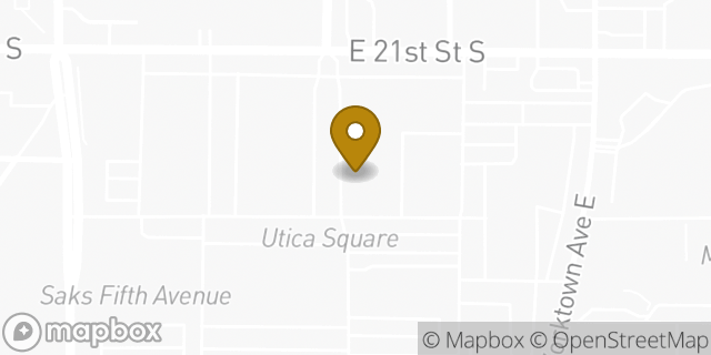 Map showing the location of Gap in Tulsa, OK 74114