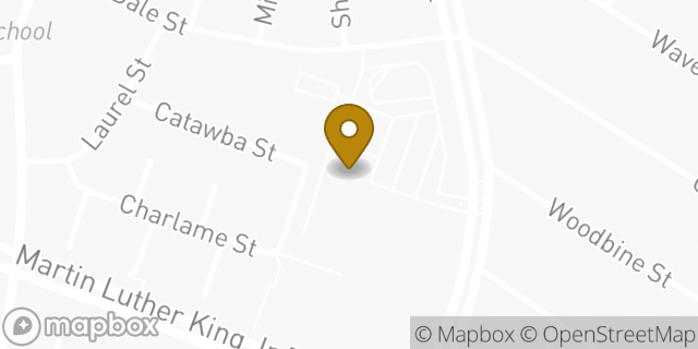 Map showing the location of AutoZone in Roxbury, MA 02119