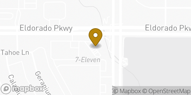 Map showing the location of 7-Eleven in Frisco, TX 75035