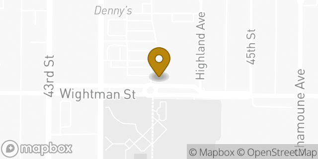 Map showing the location of Chase Bank in San Diego, CA 92105