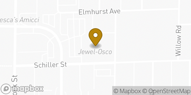Map showing the location of Coinme in Elmhurst, IL 60126