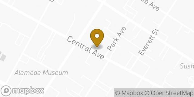 Map showing the location of Kaiser Permanente in Alameda, CA 94501