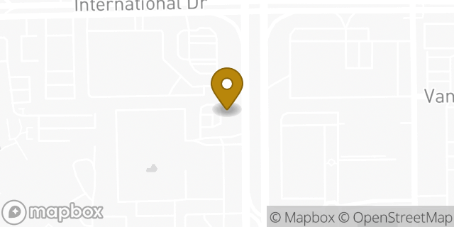 Map showing the location of Dunkin Donuts in Orlando, FL 32819
