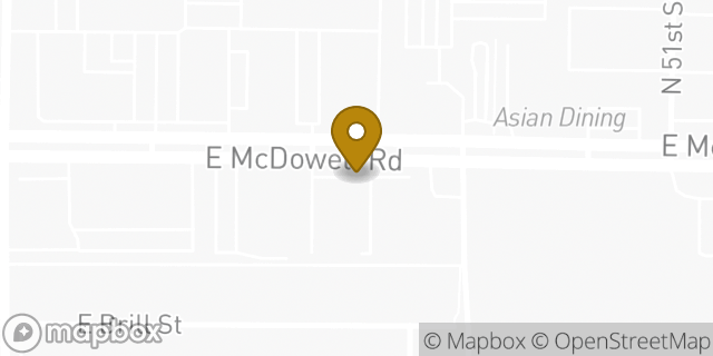 Map showing the location of Enterprise Rent-A-Car in Phoenix, AZ 85008