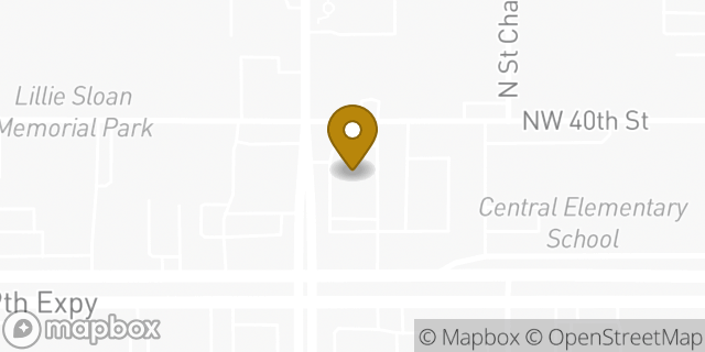 Map showing the location of CVS Pharmacy in Warr Acres, OK 73122