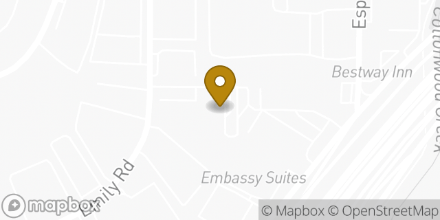 Map showing the location of La Quinta Inn and Suites in Dallas, TX 75243