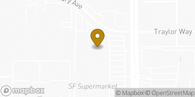 Map showing the location of Starbucks in Garden Grove, CA 92843