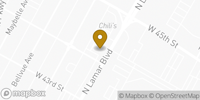Map showing the location of Chipotle Mexican Grill in Austin, TX 78756