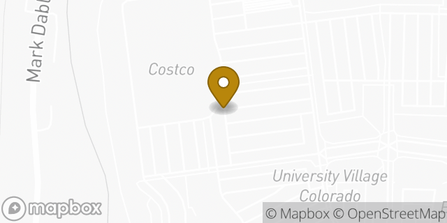 Map showing the location of Costco in Colorado Springs, CO 80918