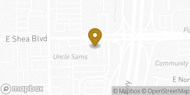Map showing the location of The UPS Store in Phoenix, AZ 85028