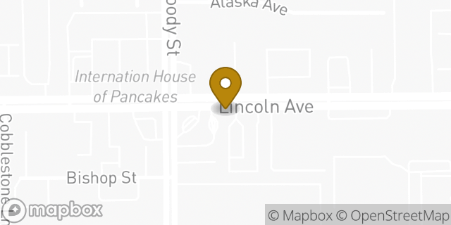 Map showing the location of Budget Car Rental in Cypress, CA 90630