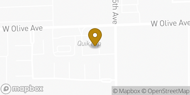 Map showing the location of QuikTrip in Peoria, AZ 85345