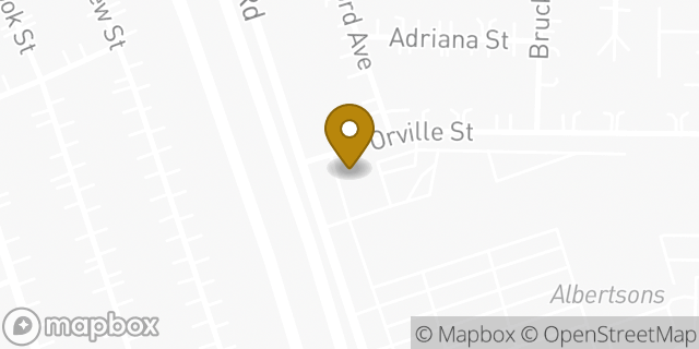 Map showing the location of AutoZone in Spring Valley, CA 91977