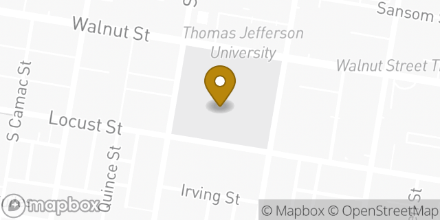 Map showing the location of Emergency Department at Wills Eye Hospital in Philadelphia, PA 19107