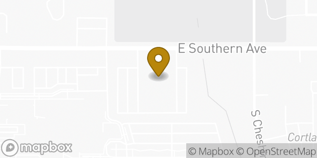 Map showing the location of The Church of Jesus Christ of Latter-day Saints in Mesa, AZ 85209