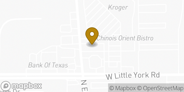 Map showing the location of McDonald's in Houston, TX 77041