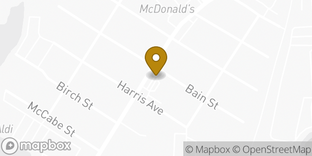 Map showing the location of Subway in Cranston, RI 02920