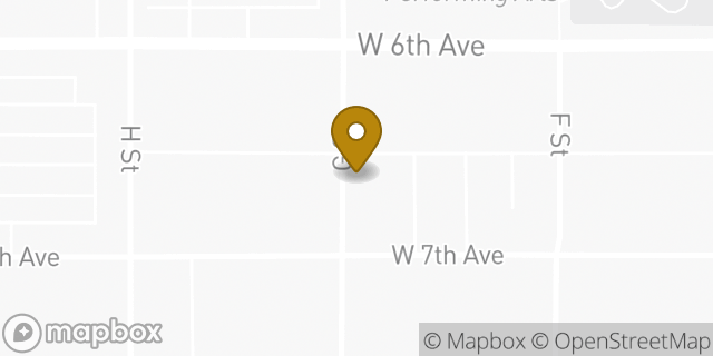Map showing the location of The UPS Store in Anchorage, AK 99501