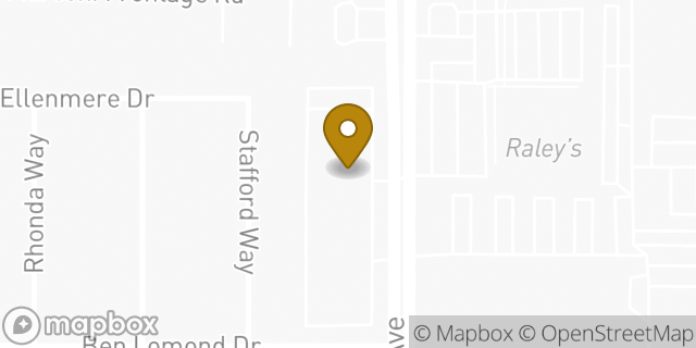Map showing the location of Kaiser Permanente in Sacramento, CA 95821