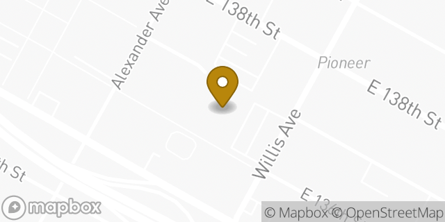 Map showing the location of Amazon Locker - Patrolling in Bronx, NY 10454