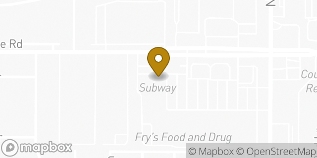 Map showing the location of Subway in Glendale, AZ 85301
