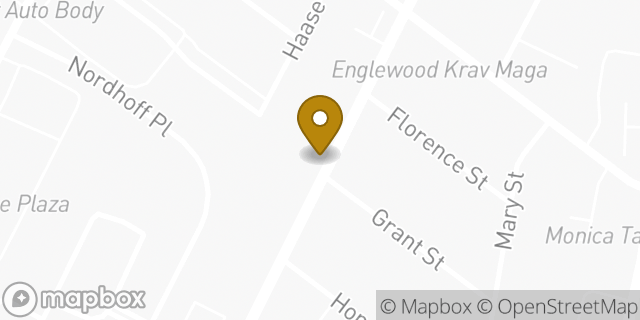 Map showing the location of Budget Car Rental in Englewood, NJ 07631