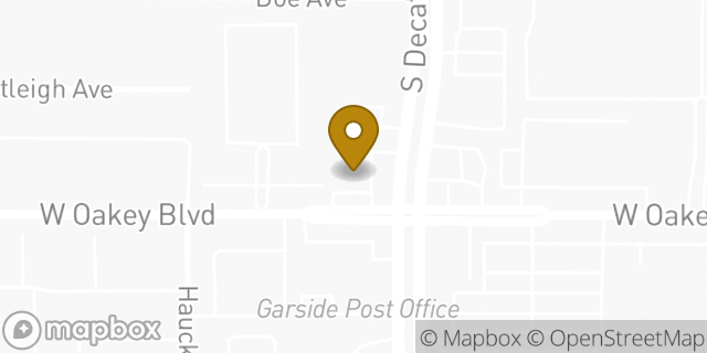 Map showing the location of 7-Eleven in Las Vegas, NV 89102