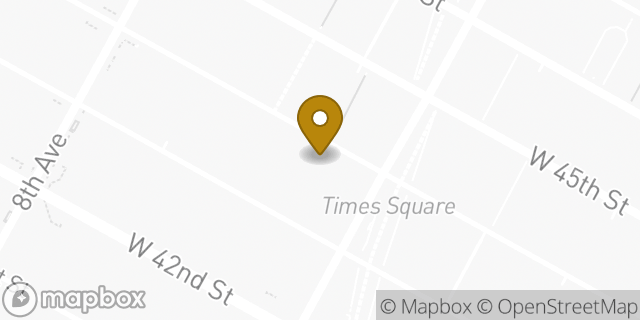 Map showing the location of Ben & Jerry's in New York, NY 10036