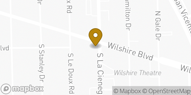Map showing the location of Chase Bank in Beverly Hills, CA 90211