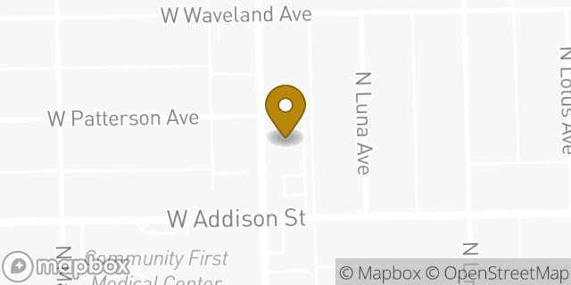 Map showing the location of CVS Pharmacy in Chicago, IL 60634