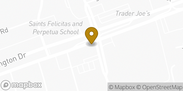 Map showing the location of Chase Bank in San Marino, CA 91108