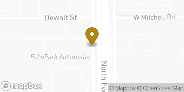 Map showing the location of Lone Star Ford in Houston, TX 77037