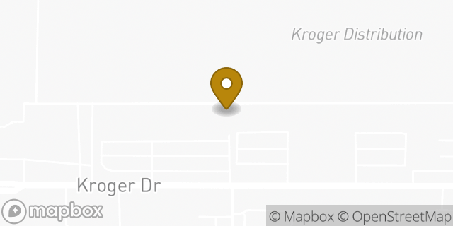 Map showing the location of Kroger Warehouse in Fort Worth, TX 76244