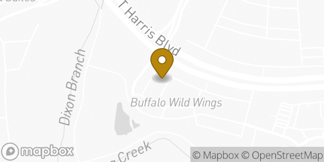 Map showing the location of McDonald's in Charlotte, NC 28216