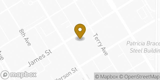 Map showing the location of Subway in Seattle, WA 98104
