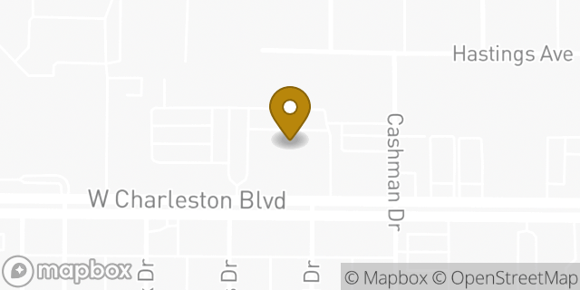 Map showing the location of The Church of Jesus Christ of Latter-day Saints in Las Vegas, NV 89102