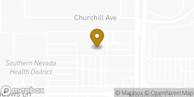 Map showing the location of Planet Fitness in Las Vegas, NV 89107