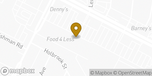Map showing the location of Baskin-Robbins in Pico Rivera, CA 90660
