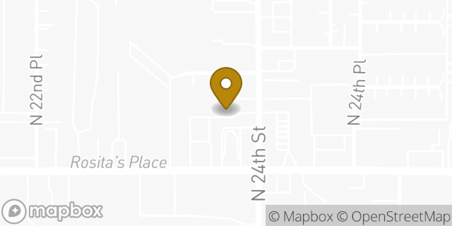 Map showing the location of Subway in Phoenix, AZ 85008