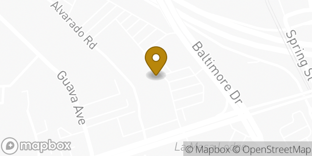 Map showing the location of The UPS Store in La Mesa, CA 91942