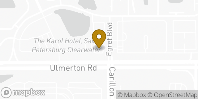 Map showing the location of Starbucks in St Petersburg, FL 33762